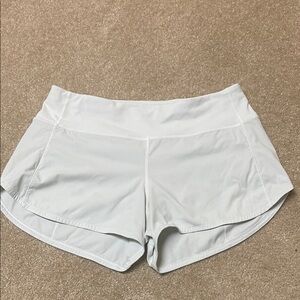 Lululemon Women's White Athletic Shorts